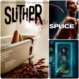 DVD หนังสัตว์ประหลาด-กลายพันธุ์ ☆Slither☆Splice☆The Lure - มัดรวม 3 เรื่องดัง #หนังฝรั่ง #แพ็คสุดคุ้ม