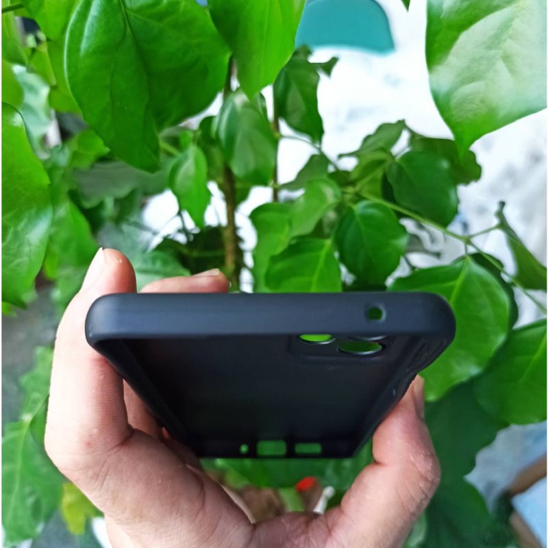 เคส Samsung Galaxy A73 5G - เคสยืดหยุ่นสีดําเพื่อจํากัดลายนิ้วมือและปกป้องกล้อง