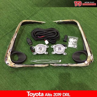 ไฟตัดหมอก ไฟสปอร์ตไลท์ TOYOTA ALTIS 2019 2020 รุ่น LED อัลติส