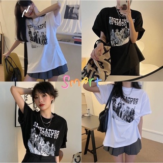 Smart เสื้อ Regulators -Oversize- สไตล์เกาหลีวินเทจ เสื้อยืดนิ่ม แขนสั้นแฟชั่น เนื้อผ้าดี 799