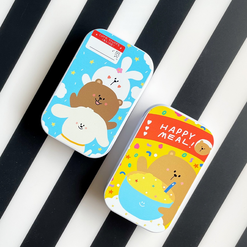 (BUY1GET1FREE!) STUDIO.OWY : Tin Box กล่องเหล็กใส่ของ