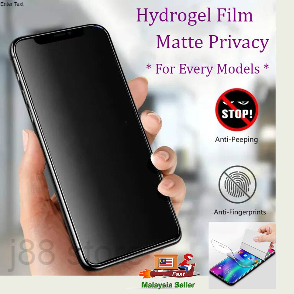 SONY XPERIA XZ2 / XZ 2 / XZ2 Compact / Z4 Z5 Compact Z5 Premium Z3+ Hydrogel Privacy Matte Screen Pr
