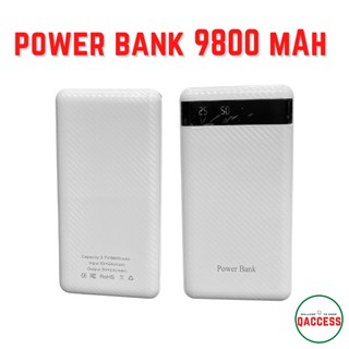 power bank 9800mAh แบตเตอรี่สำรอง 9800mAh  พาวเวอร์แบงค์ ราคาประหยัด powerbank