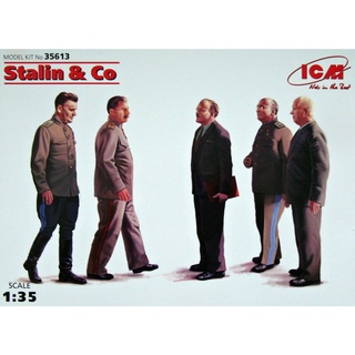 โมเดลฟิกเกอร์ทหาร ICM Model ขนาด 1/35 ICM-35613 Stalin &amp; Co (5 figures)