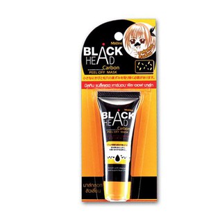 mistine BLACKHEAD CARBON PEEL OFF MASK มิสทิน แบล็คเฮดพีลออฟมาส์ก 10 ก