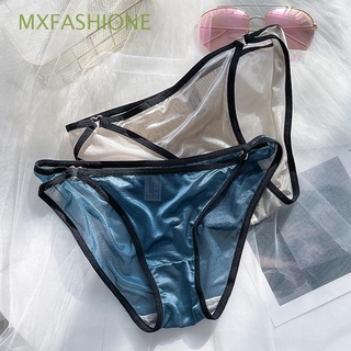 Mxfashione กางเกงชั้นในจีสตริงผ้าฝ้ายระบายอากาศสําหรับผู้หญิง