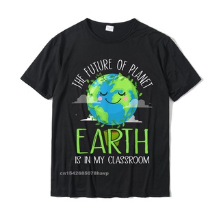 เสื้อยืดผ้าฝ้ายพิมพ์ลายแฟชั่น เสื้อยืด ผ้าฝ้าย พิมพ์ลาย Earth Day Teachers 2022 สําหรับผู้ชาย