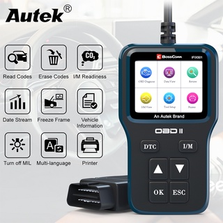 Autek IFIX501 OBD2 เครื่องสแกนเนอร์วินิจฉัยโค้ด ตรวจสอบไฟเครื่องยนต์ DTC OBD2