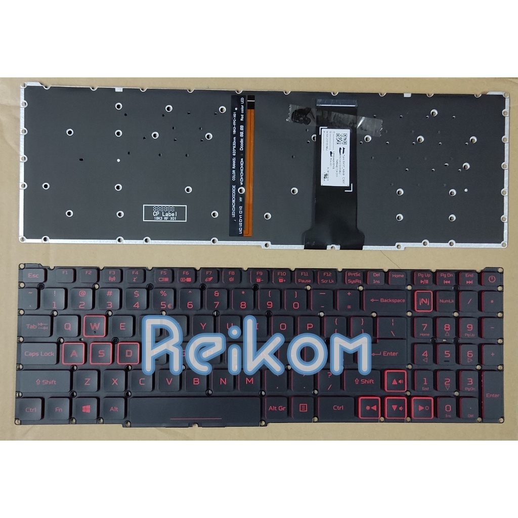 คีย์บอร์ด Acer Nitro 5 AN515-43 AN515-44 AN515-54 N18c3