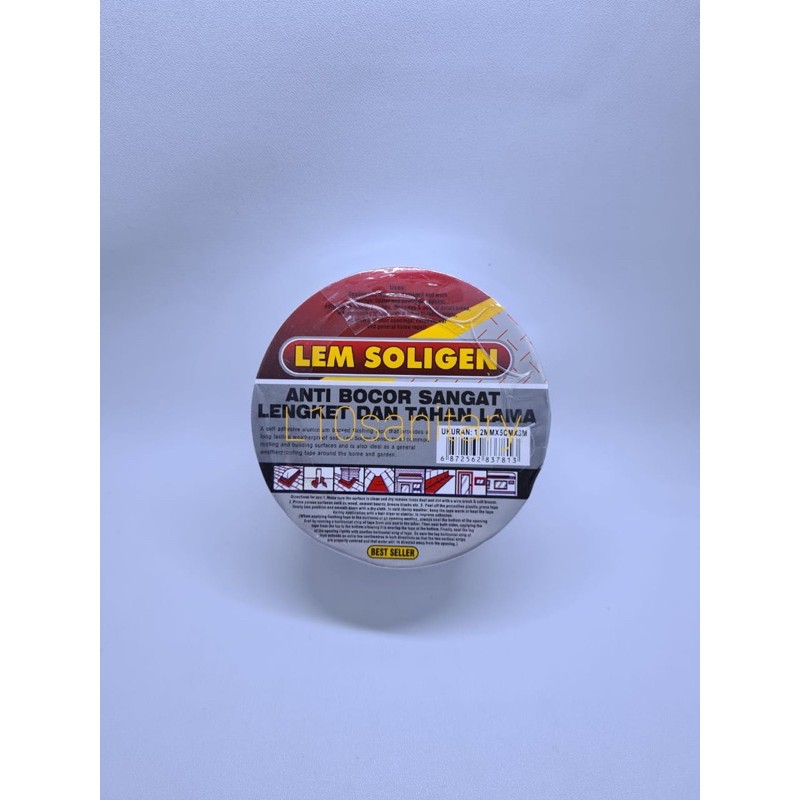 กาวสังกะสี SOLIGEN / กาวติดกระเบื้องหลังคา / กาวสังกะสีกันรั่ว / กาว Abscess ดั้งเดิม