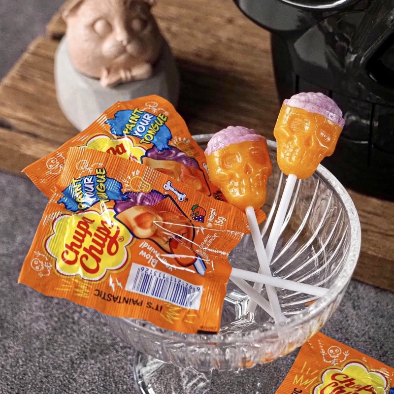 สีใหม่ Chupa Chups 3D Skull หัวกะโหลก จูปาจุ๊ปส์ ChupaChups จูปาจุ๊บ ...
