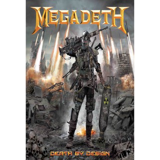 โปสเตอร์ Megadeth เมกาเดท Rock Poster รูปภาพติดห้อง ตกแต่งผนัง โปสเตอร์วงดนตรี โปสเตอร์ติดผนัง โปสเตอร์วงร็อค ของสะสม