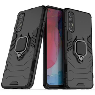 เคส OPPO Reno3 Pro ฮาร์ดเคสกันกระแทกเคสโทรศัพท์ Hybrid Armor Shockproof Ring Case OPPO Reno 3 Pro 3Pro Cover Stand