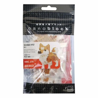 ของแท้จากญี่ปุ่น!!! Kawada NBC_279 Nanoblock Dog Breed Shiba-Inu ตัวต่อนาโนบล็อคสุนัขชิบะอินุ