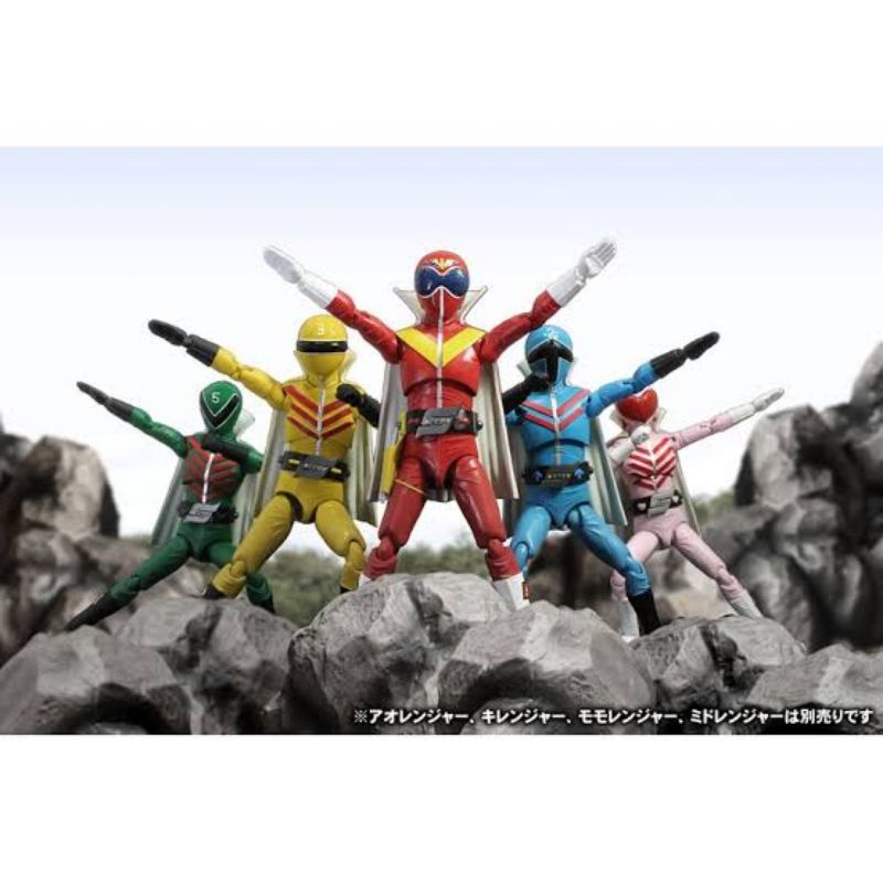 ☣️ NEW AKARENGER AORENGER KIRENGER MOMORENGER KIDORENGER AKARANGER HAF Hero Action Evolution Toy Sen