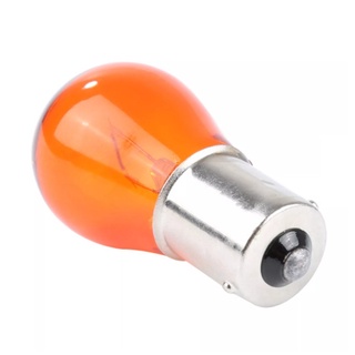 หลอดไฟเลี้ยวสีส้ม 12V 21W (เขี้ยวตรง 180 องศา)