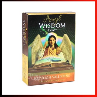 ใหม่การ์ดเกม Angel Wisdom Tarot เวอร์ชั่นภาษาอังกฤษ