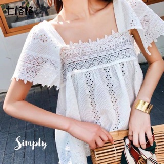 เสื้อลูกไม้ Korea style(ส่งฟรีems.)