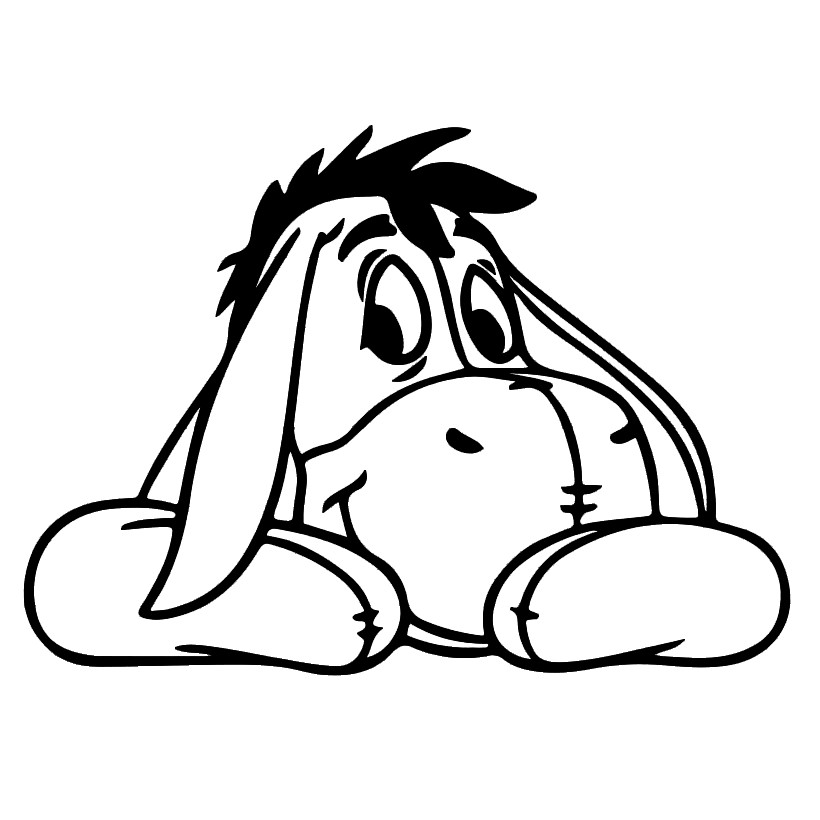 Eeyore sticker สติกเกอร์
