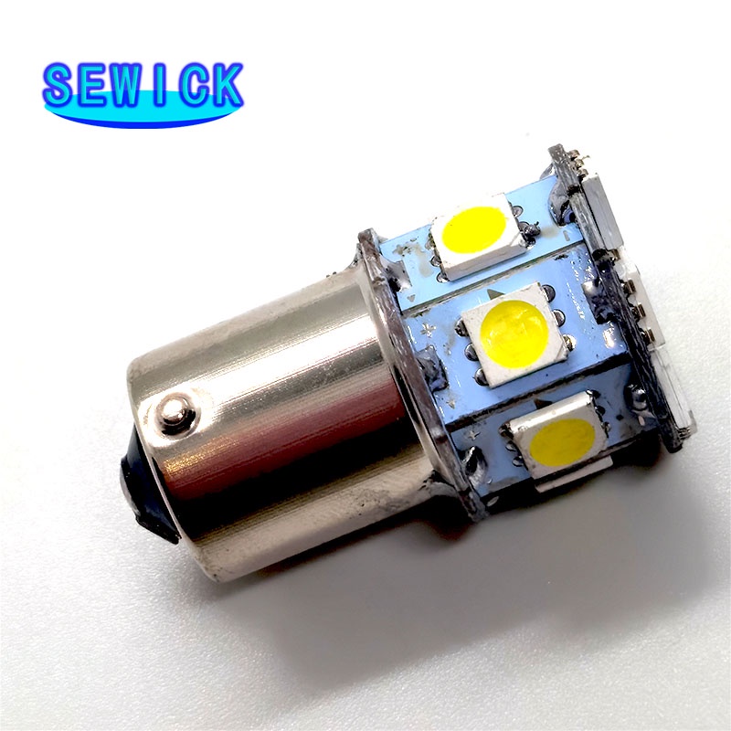 50pcs DC 12V  BA15S R5W 1156 5050 12SMD LED Car Tail Turn Signal Corner Backup Side Marker Parking S