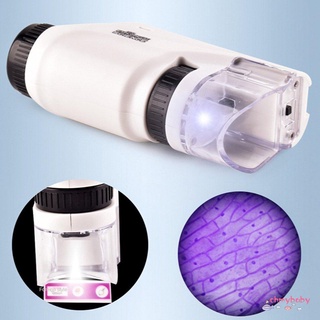 Mini Handheld Microscope เด็กแบบพกพาขนาดกล้องจุลทรรศน์การศึกษาของเล่น [8/9]