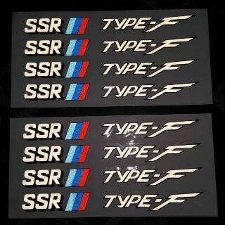 สติ๊กเกอร์แต่งรถ SSR Type-F,SSR Type-O,SSR Type-C ติดแม็คสไตญี่ปุ่น งานสะท้อนแสง3M