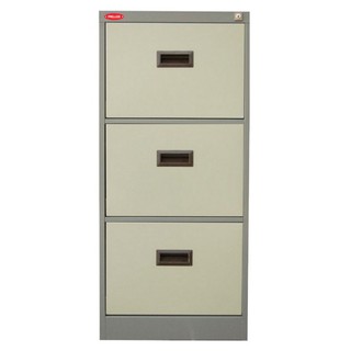 File cabinet STEEL DRAWER PRELUDE PC-103 GREY Office furniture Home &amp; Furniture ตู้เอกสาร ตู้เอกสาร 3 ลิ้นชัก PRELUDE PC