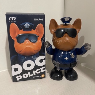 หุ่นยนต์เต้น หมาตำรวจ dog police