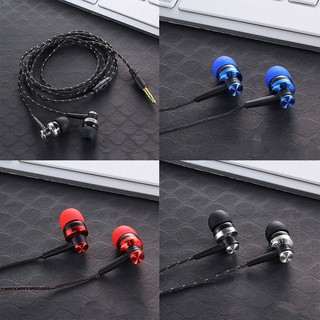 3.5mm Stereo Earbuds Headset Sport Heavy Bass Music MP3/4  หูฟัง  Headphone HEA