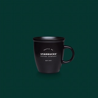 ⭐️Starbucks Classic Collection⭐️Black Matte Vintage Logo Mug