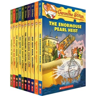 (พร้อมส่ง) Geronimo Stilton 51-60 ( 1 ชุดมี 10 เล่ม) หนังสือเด็ก หนังสือภาษาอังกฤษ