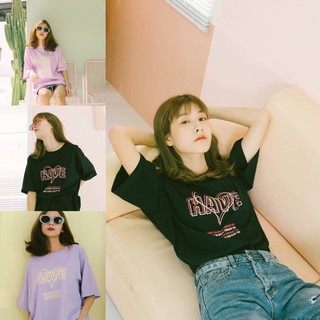 97X - HAVE | มี 2 สี เสื้อ oversize เกาหลี พร้อมส่ง (ถ่ายจากสินค้าจริง)