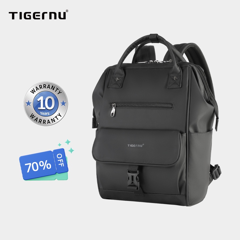 Tigernu 3184 TPU กระเป๋าเป้สะพายหลัง TPU กันน้ํา ความจุขนาดใหญ่ สไตล์เกาหลี สําหรับนักเรียนหญิง