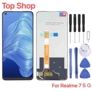 หน้าจอ LCD และชุดประกอบ Digitizer สำหรับOPPO Realme 7 5G/A72 5G RMX2111 ฟรีชุดไขควง+กาว