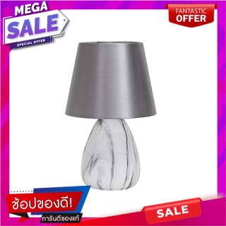 ไฟตั้งโต๊ะ CARINI DE40M-GY สีเทา/ขาว/ดำ โคมไฟตั้งโต๊ะ TABLE LAMP CARINI DE40M-GY GREY/WHITE/BLACK