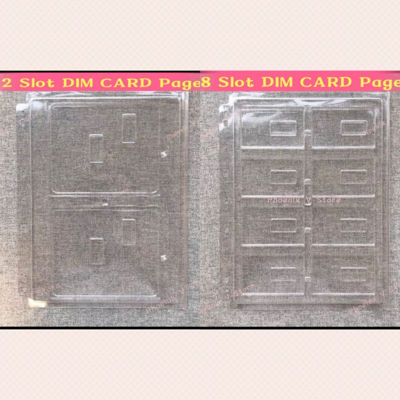 🔥Ready Stock🔥 DIGIMON DIM CARD ALBUM PAGE 8 SLOT DIM CARD PAGE 2 SLOT DIM CARD PAGE 数码宝贝 手环 DIM卡 专用 