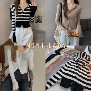 Mini.Lady❤️❤️พร้อมส่งจริง!เสื้อแขนยาวมีหมวกมีหลายสีสวยๆให้เลือกเลยจ้า(8548-2)