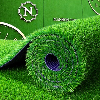 หญ้าเทียม artificial grass หญ้าปลอม แผ่นหญ้าเทียม สนามหญ้าจำลองคุณภาพสูง สีเหมือนจริง นุ่มนิ่ม ไม่ทิ่มมือ ความหนา1cm