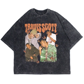 เสื้อยืด พิมพ์ลายผีเสื้อ Travis SCOOT BUTTERFLY WASHING VINTAGE