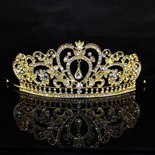 แต่งงานเจ้าสาวเพื่อนเจ้าสาวคริสตัล Tiaras มงกุฎรักหัวใจ Headwear สาวอุปกรณ์ผมหัวเจ้าสาวหัว