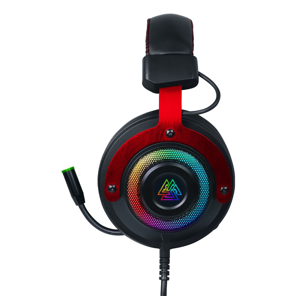 หูฟังเกมมิ่ง EGA TYPE H7 7.1 surround Black/Red ไฟRGB โปรแกรมได้ปรับ ...