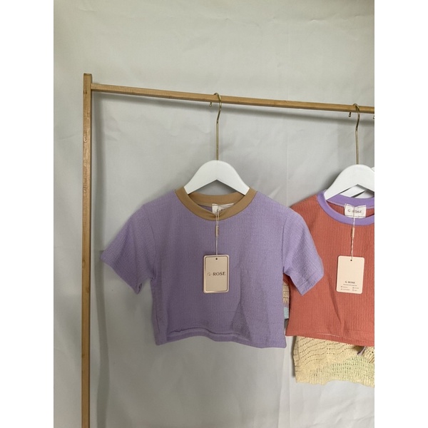 ครอปป้ายG-rose สีม่วง