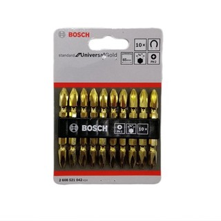 ดอกไขควงสองปลาย BOSCH PH2 65 มม.1 ดอก (สีทอง)