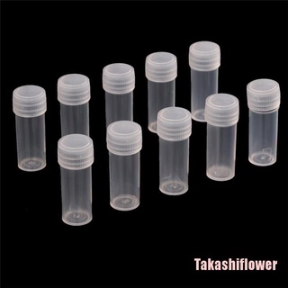 Takashiflower ขวดพลาสติก 5 มล. 10 ชิ้น