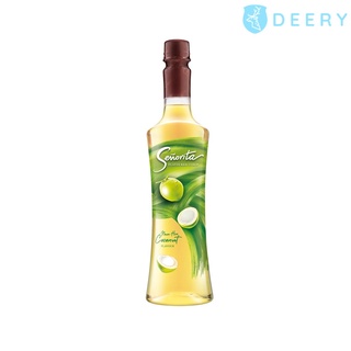 [6ขวด] เซนญอริต้า ไซรัป น้ำเชื่อม Senorita Coconut Flavoured Syrup  น้ำเชื่อมแต่งกลิ่นมะพร้าวน้ำหอม 750ml x 6 ขวด / ลัง