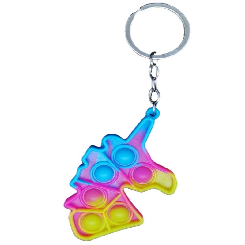 Macaron Pop IT Bag Charm พวงกุญแจของเล่นบีบอัดยูนิคอร์น - รูปที่ 7