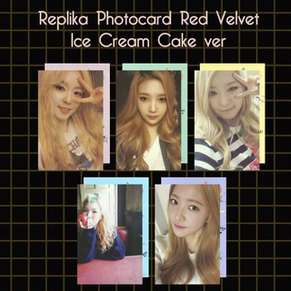 (พร้อมส่ง) Rv ICE CREAM CAKE REVE FAN MADE UNOFFICIAL PHOTOCARD YANGPASHOP IRENE SEULGI JOY