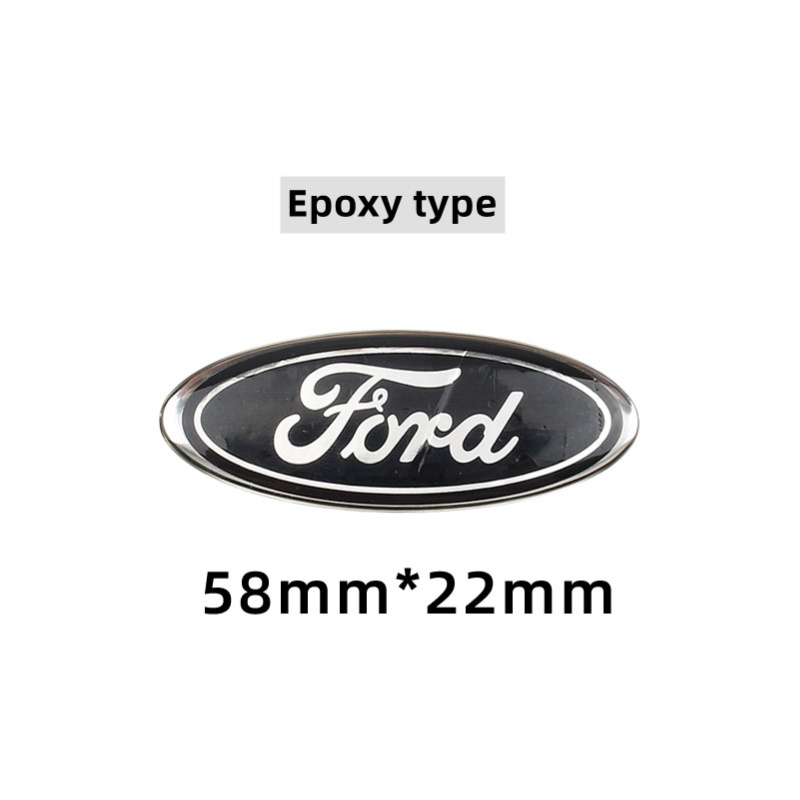 สติกเกอร์โลโก้สัญลักษณ์ 58×22 มม. สําหรับตกแต่งพวงมาลัยรถยนต์ Ford Kuga Explorer Fiesta Shelby 1 ชิ้น ราคา ถูกที่สุด ดีลบีเคเค แกลเลอรีภาพที่ 3