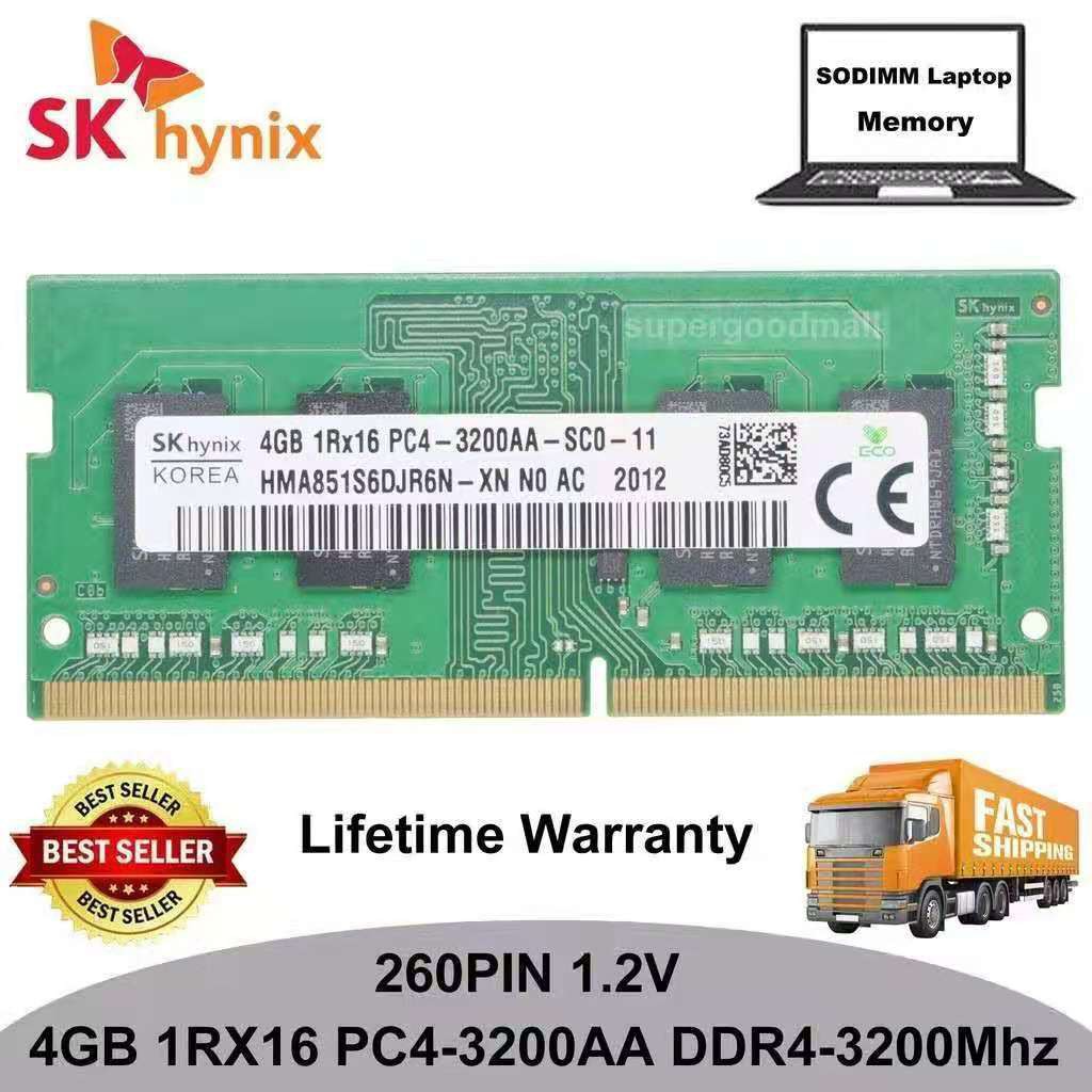 แกะ:SK Hynix 4GB 1RX16 C42666V DDR42666MHz 260in 1.2V SODIMM Lato ...