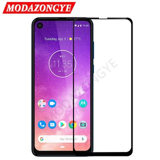 2 PCS ฟิล์มกระจกนิรภัย เต็มจอ Motorola One Vision อุปกรณ์กันรอยหน้าจอ Moto One Vision กระจก กระจกนิรภัย